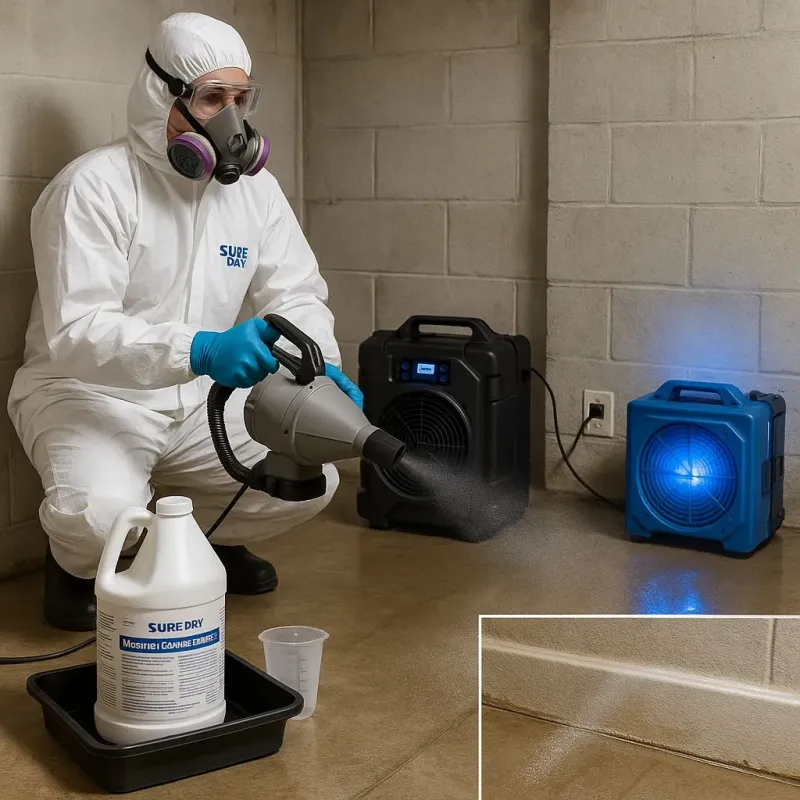 Sanitization and Odor Removal process in San Dimas, CA